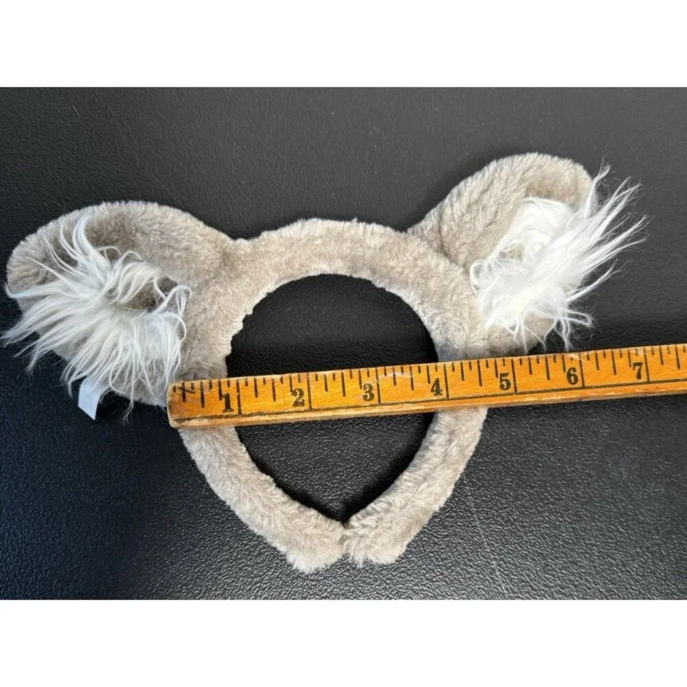 Great‎ Wolf Lodge Plush Fuzzy Ears Headband Kids Costume Accessory